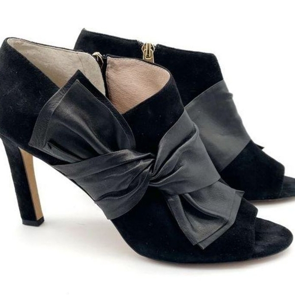 Louise et Cie Idola Bootie Black Suede Bow - Picture 2 of 5